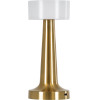 GloboStar Nanna �������� ����������� �������� Led 1.5W 105lm 120� Dc 5V ���������������� �� �������� Li-Ion 1800mAh - �������� ���� �� 3 ��������� �������� Cct 1500K - 4500K - 6000K Dimmable - D9 x 21cm - ����� - (76475)