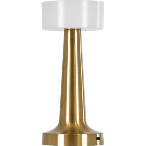 GloboStar Nanna �������� ����������� �������� Led 1.5W 105lm 120� Dc 5V ���������������� �� �������� Li-Ion 1800mAh - �������� ���� �� 3 ��������� �������� Cct 1500K - 4500K - 6000K Dimmable - D9 x 21cm - ����� - (76475)