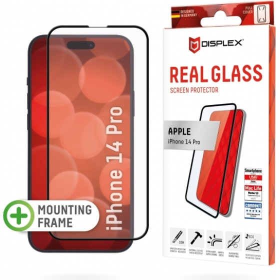 Displex Real Glass 3D Full Glue Iphone 14 Pro Black - (01703)