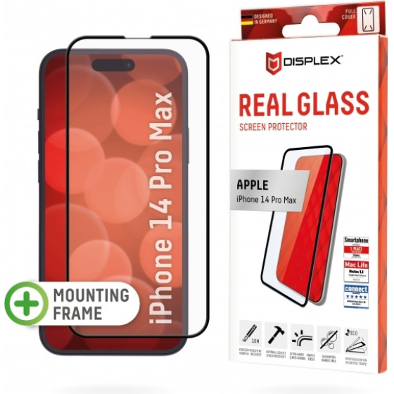 Displex Real Glass 3D Full Glue Iphone 14 Pro Max Black - (01705)