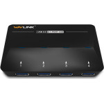 Wavlink Superspeed Usb 3.0 4 Port Hub With Extra 2,4A Fast Charging Port - (WL-UH3042P1)