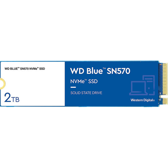 Western Digital ������ Ssd SN570 2TB M.2 2280 Pcie Gen3x4 - (WDS200T3B0C)