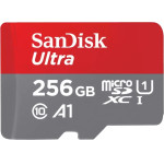 Sandisk SDSQUAC-256G-GN6MA Ultra Microsdxc 256GB + Sd Adapter 150MB/s A1 Class 10 UHS-I