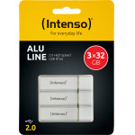 Intenso Usb Stick 3 x 32 Gb Alu Line Triple Pack Silver - - (3521483)