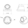 Longse Ip ������ 2.8mm, 4MP, ��������� IP67, Poe - (CMLBFG400WH)