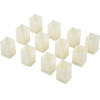 GloboStar Candle ��� 12 x ������������ Realistic ������� �� Led ��� ���������� ������ - ��������� 12 x CR2032 ����� ����� 2700K ���� L3.7 x W3.7 x H5.5cm - (79539)