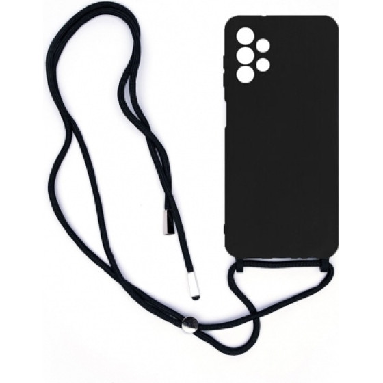 iSelf Spd Color Cord Samsung A13 5G Black Backcover - (SPDCCORA135B)