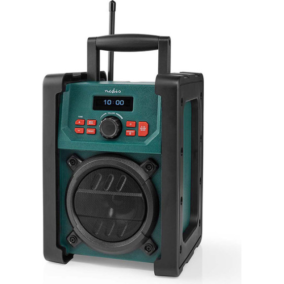Nedis RDDB3100GN DAB+ Radio 15W With Carrying Handle Black / GREEN