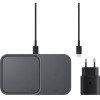 Samsung Wireless Charger Duo 2 In 1 15W Fast Charge Qi Pad - Adapter Black Packing Or - (EP-P5400BBEGEU)