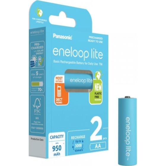 Panasonic Sbat Eneloop ����������������� ��������� Aa 950mAh 2��� - (BK-3LCCE-2BE)