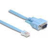 DeLock ������� Serial RS-232 DB9 �� RJ45 1m, ���� - (63353)