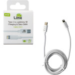 Lime USB-C Type C To Lightning 4.0A ��������-Data 2m LCL02 WHITE