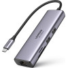 Ugreen Type C Hub 2x USB-A / Hdmi 4K / Sd ��� Tf Card Reader / Type C Pd 100W / RJ45 1GBps ���� CM512 - (60515)