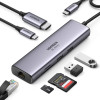Ugreen Type C Hub 2x USB-A / Hdmi 4K / Sd ��� Tf Card Reader / Type C Pd 100W / RJ45 1GBps ���� CM512 - (60515)