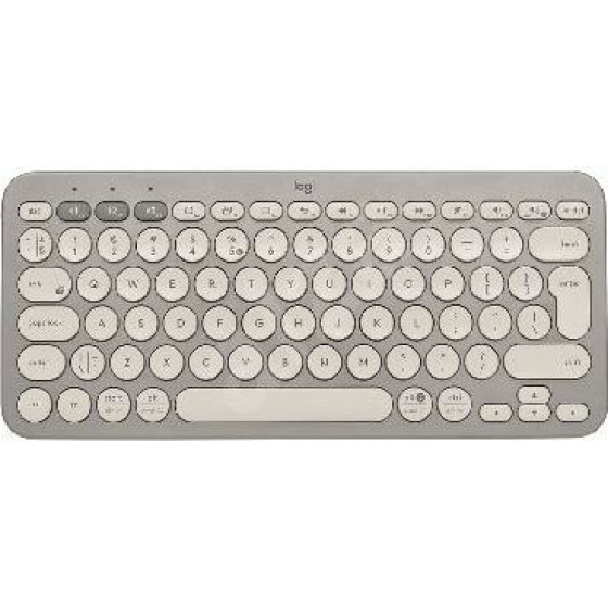 Logitech K380 Multi-Device Bluetooth Keyboard (Almond MILK) - (920-011165)