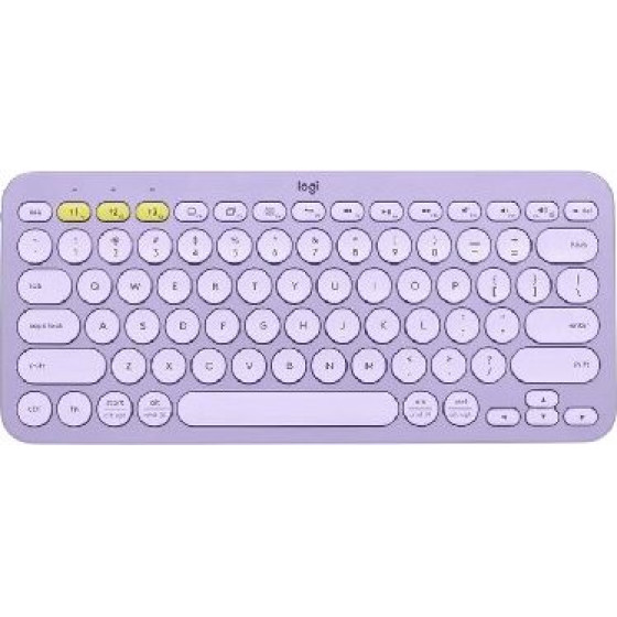 Logitech K380 Multi-Device Bluetooth Keyboard (Lavender & LEMONADE) - (920-011166)
