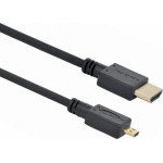 Cablexpert Hdmi Male To Micro D-Male Black Cable With GOLD-Plated Connectors 4.5M - (CC-HDMID-15)
