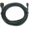 Cablexpert Hdmi Male To Micro D-Male Black Cable With GOLD-Plated Connectors 4.5M - (CC-HDMID-15)
