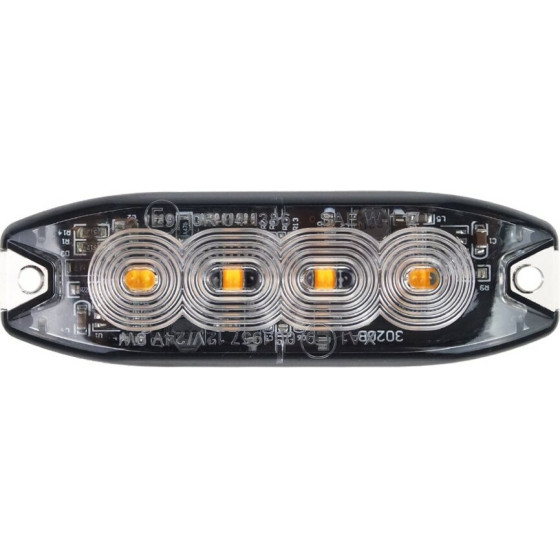 AMiO ������� 12/24V 10x3x0,9cm ��������� 4LEd 12W (4x3W) R65 R10 IP68 - 1 ���. - (02298)