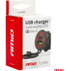 AMiO ����� ��������� ��������� Usb Quick Charge +Usb TYPE-C 12/24V �37mmX51mm MOD-08 - (02858)