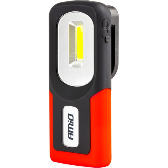 AMiO ����� �������� ������ �� ������/������� Micro Usb Cob Led 1200mAh 50x31x117mm - (02816)