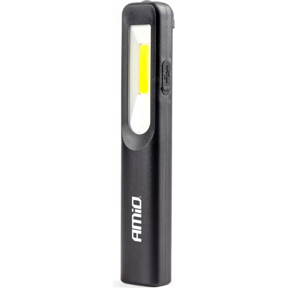 AMiO ����� �������� ������ �� ������/������� Micro Usb COB+Xpe Led 1200mAh 22x28x164mm - (02817)