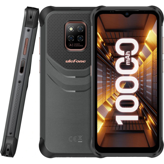 Ulefone Smartphone Power Armor 14 Pro, 6.52'', 8/128GB, 10000mAh - (ARMOR14PRO8-BK)