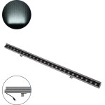 GloboStar WASHER-Faia ����� �������� Wall Washer �� ������������� ������ Led 24W 2400lm 15� Dc 24V ��������� IP65 L100 x W4 x H5.5cm ����� ����� 6000K - ����� - 3 Years Warranty - (90188)