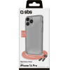 SBS Necklace Case Strap Iphone 14 Pro Salmon Backcover - (SCROPEIP1461PS)