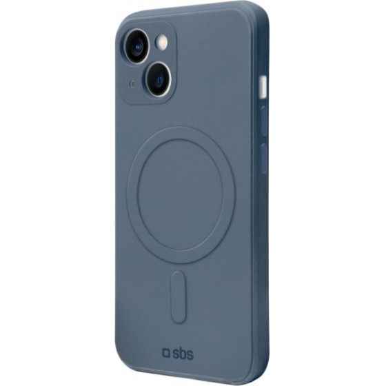 SBS Smooth Mag Iphone 13 Blue Backcover - (GCOVRUBIP1361B)