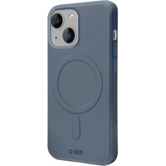 SBS Smooth Mag Iphone 14 Blue Backcover - (GCOVRUBIP1461B)