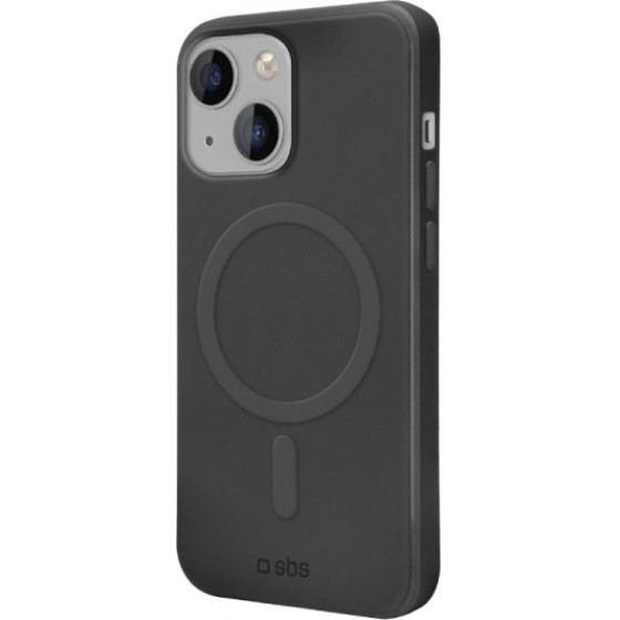 SBS Smooth Mag Iphone 14 Plus Black Backcover - (GCOVRUBIP1467K)
