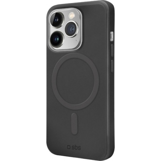 SBS Smooth Mag Iphone 14 Pro Black Backcover - (COVRUBIP1461PK)
