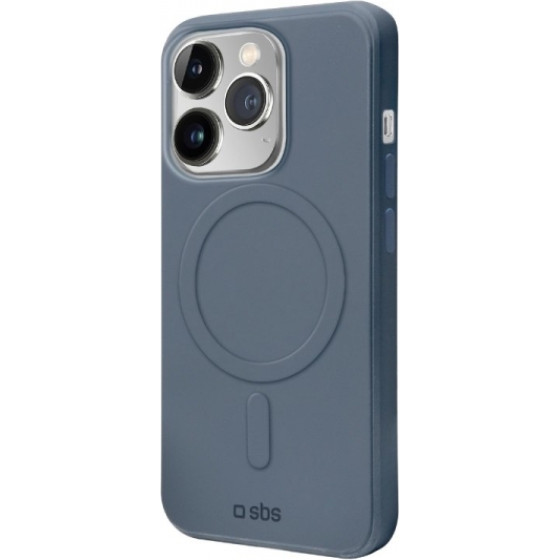 SBS Smooth Mag Iphone 14 Pro Blue Backcover - (COVRUBIP1461PB)