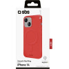 SBS Smooth Mag Iphone 14 Red Backcover - (GCOVRUBIP1461R)