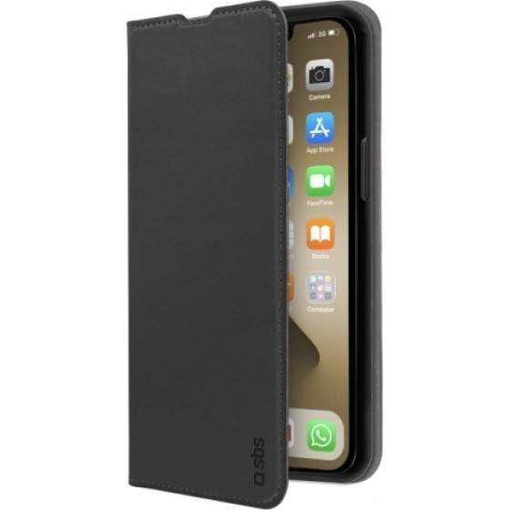 SBS Wallet Lite Book Case Iphone 13 Pro Max Black - (BKLITEIP1367K)