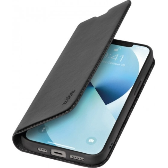 SBS Wallet Lite Book Case Iphone 14 Black - (BKLITEIP1461K)
