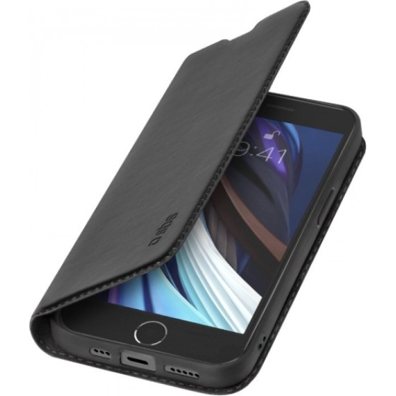 SBS Wallet Lite Book Case Iphone 6 / 7 / 8 / Se 2020 Black - (BKLITEIPSE22K)