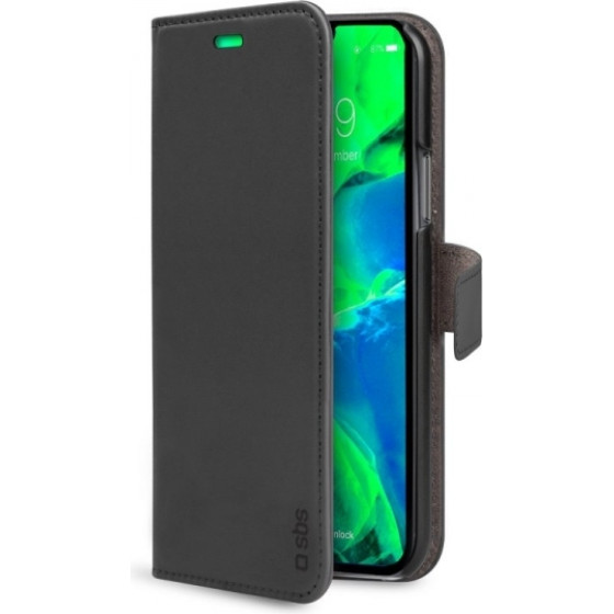 SBS Wallet Stand Book Iphone 12 Pro Max Black - (BKWALIP12PMK)