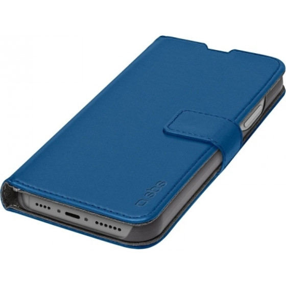 SBS Wallet Stand Book Iphone 14 Pro Max Blue - (BKWALIP1467PB)