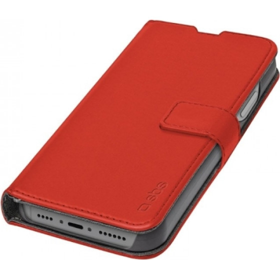 SBS Wallet Stand Book Iphone 14 Pro Max Red - (BKWALIP1467PR)