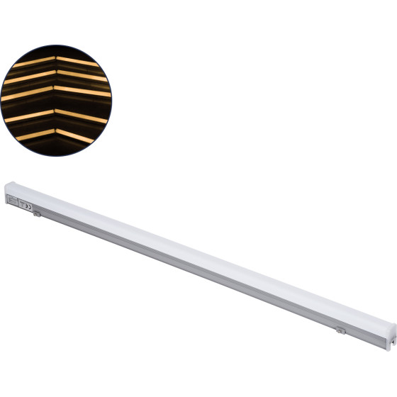 GloboStar DIGI-Bar ������� ����� �������� Wall Washer Digital Pixel Facade Tuber Bar Led 12W 840lm 180� Dc 24V ��������� IP65 L100 x W3 x H4.5cm ����� ����� 2700K DMX512 - ����� �� ���� ����� ������� - 3 Years Warranty - (90213)