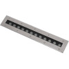 GloboStar UNDERGROUND-Remvi ������� ��������� Wall Washer ������� Led 12W 1020lm 10� Dc 24V ��������� IP68 L50 x W9 x H7.2cm Rgbw DMX512 - ���������� ������ - 3 Years Warranty - (90193)