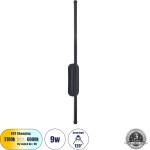 GloboStar HARLEM ��������� ������ - ������ Design LED CCT 9W 1080lm 120� AC 220-240V - �������� �������� ���� �������� On/Off All In One ����� 6000k+������ 4500k+����� 2700k �5 x �4 x �60cm - ����� - 3 Years Warranty - (61331)