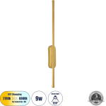GloboStar HARLEM ��������� ������ - ������ Design LED CCT 9W 1080lm 120� AC 220-240V - �������� �������� ���� �������� On/Off All In One ����� 6000k+������ 4500k+����� 2700k �5 x �4 x �60cm - ����� - 3 Years Warranty - (61332)