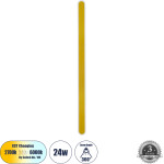GloboStar HOUSTON ��������� ������ - ������ Design LED CCT 24W 2880lm 360� AC 220-240V - �������� �������� ���� �������� On/Off All In One ����� 6000k+������ 4500k+����� 2700k �6 x �3 x �100cm - ����� - 3 Years Warranty - (61350)