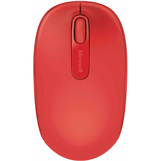 Microsoft Mouse Mobile 1850 (Red, Wireless) - (U7Z-00033)