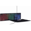 Gembird 3-in-1 Wired Backlight Desktop Set Black - (KBS-UML-01)