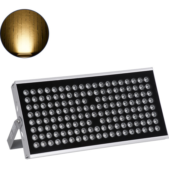 GloboStar FLOOD-Tena ��������� Wall Washer ��� ������� ������� Led 150W 13500lm 10� Dc 24V ��������� IP65 L43.5 x W15.5 x H18cm ����� ����� 2700K - ����� - 3 Years Warranty - (90223)
