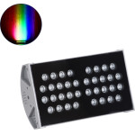 GloboStar FLOOD-Tena ��������� Wall Washer ��� ������� ������� Led 72W 6120lm 10� Dc 24V ��������� IP65 L29.8 x W15.5 x H18cm Rgbw DMX512 - ����� - 3 Years Warranty - (90222)